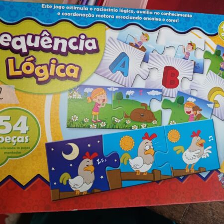 y-12 Quebra-cabeça sequencia lógica (crianças de 2 a 4 anos)