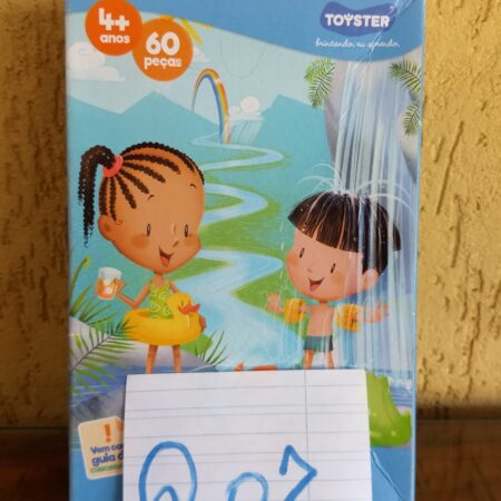 Q-07: Quebra-cabeça de 60 peças - "Explorando a natureza água" - A partir de 4 anos