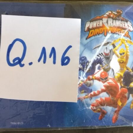 Q-116: convite para festa - Power Rangers - Pacote com 15 unidades