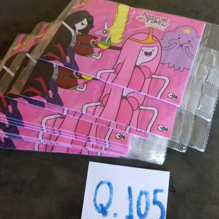 Q-105: convite para festa: Adventure Time - Pacote com 8 unidades