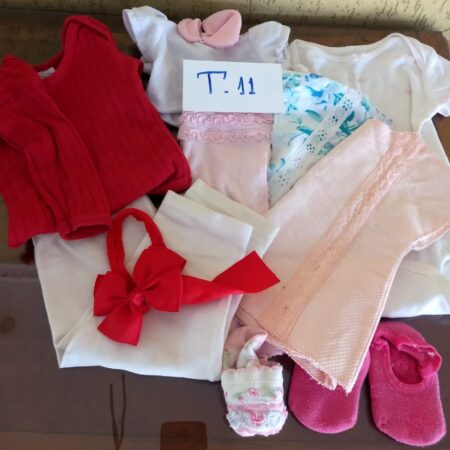 T-11: FEMININO: bodys (verão/inverno); calças leg; vestidos (RN); sapatilha;
